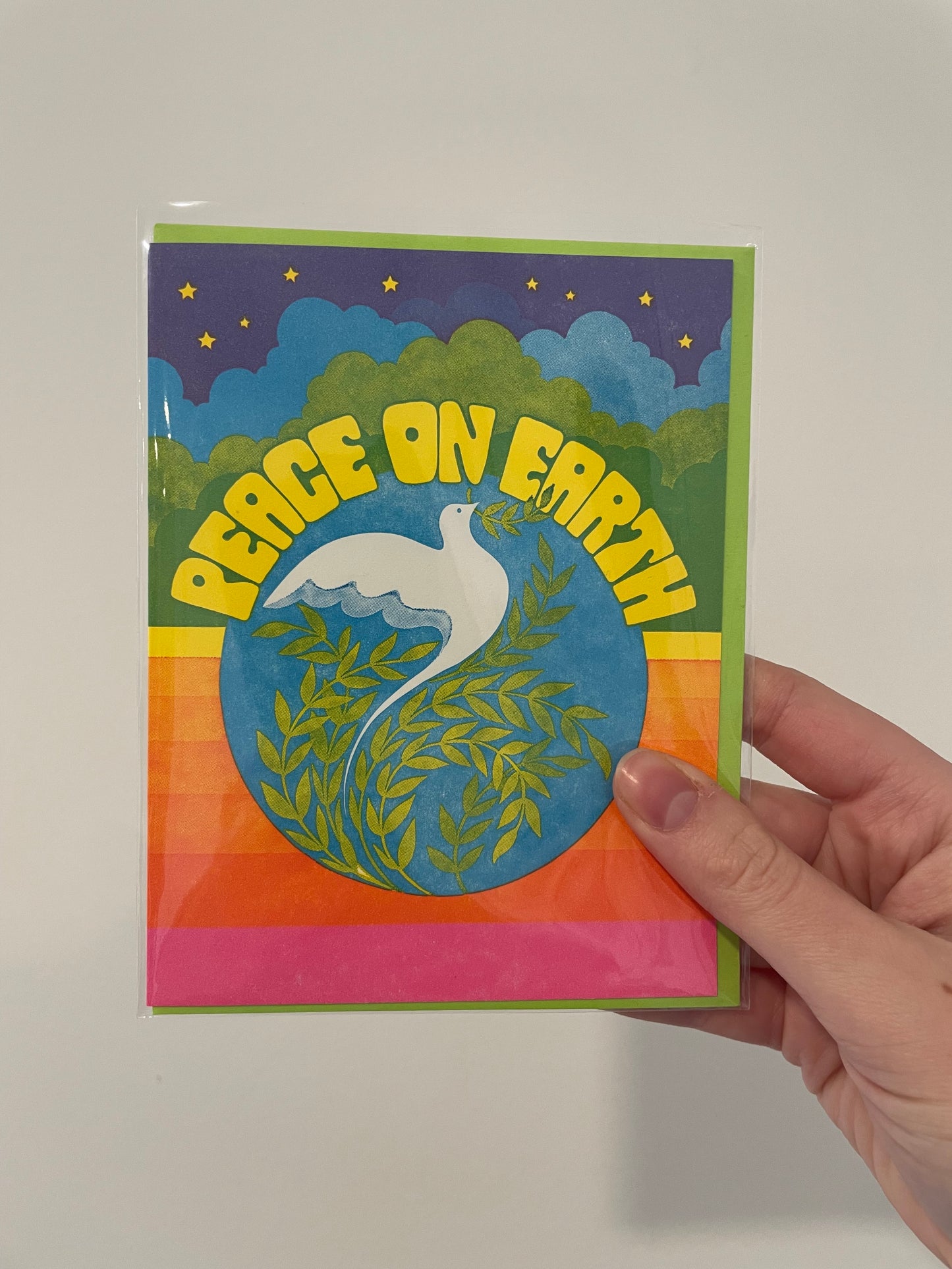 Peace On Earth Dove Card