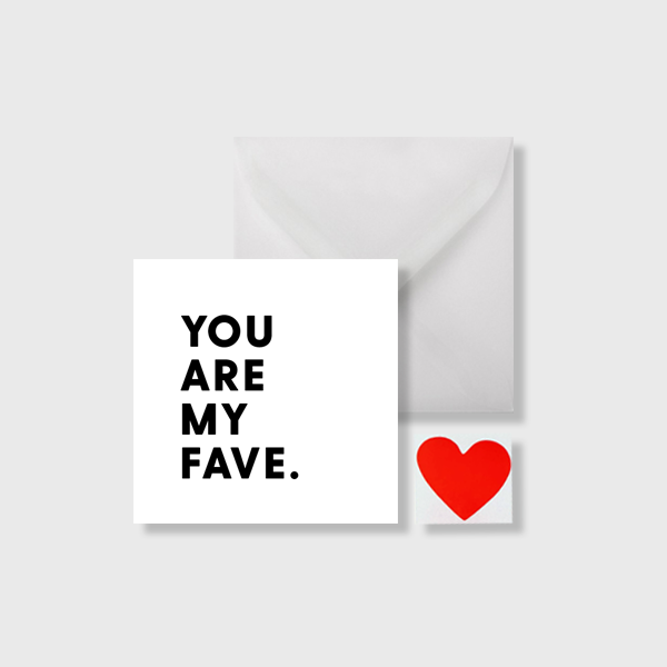 You Are My Fav Mini Card