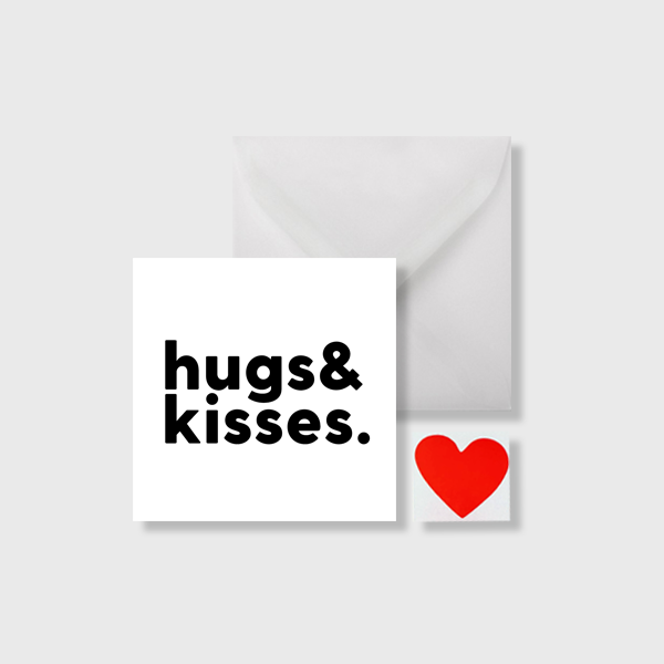 Hugs & Kisses Mini Card