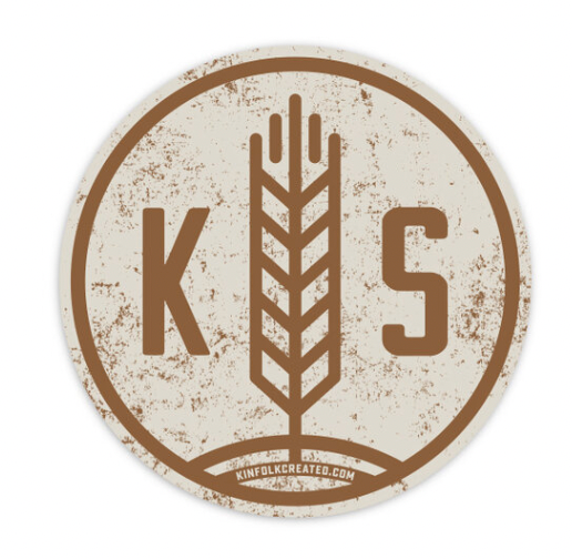 Load image into Gallery viewer, KS Wheat Sticker
