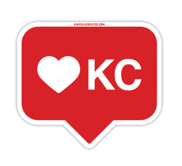 KC Love Sticker
