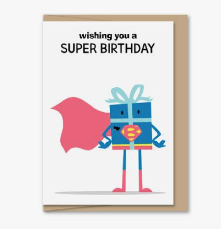 Load image into Gallery viewer, Mini Super Birthday Card
