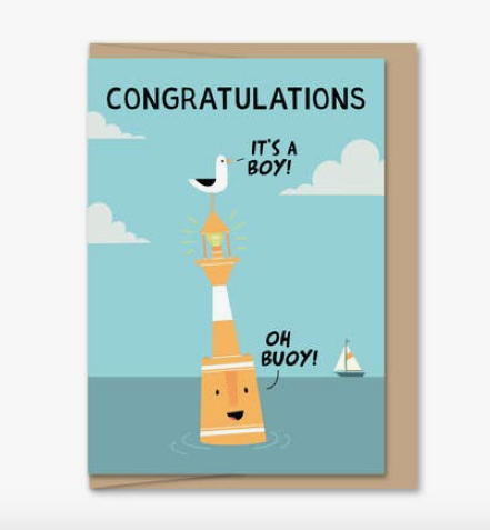 Mini Buoy Congratulations Card