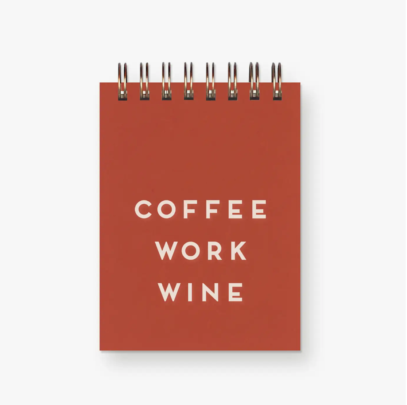 Load image into Gallery viewer, Coffee Work Wine Mini Jotter Notebook
