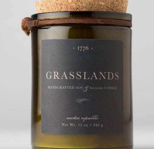 Grasslands 1776 Soy Beeswax Candle