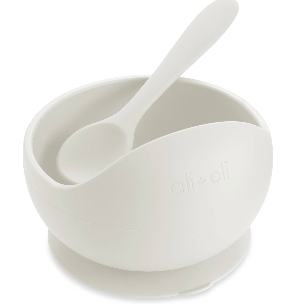 Silicone Suction Bowl & Spoon Set