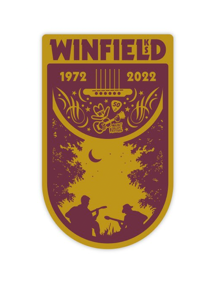 Winfield 1972-2022 Walnut Festival Sticker
