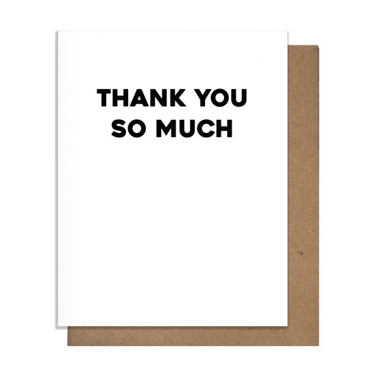 Thank You So Much Card