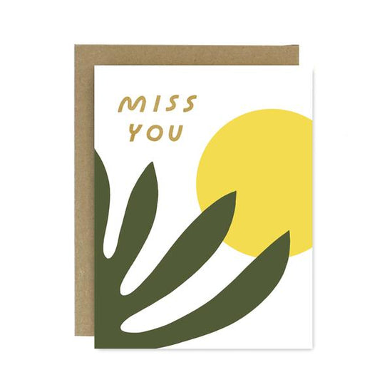 Miss You Card