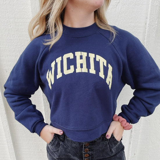 Wichita Arch Cropped Sweatshirt