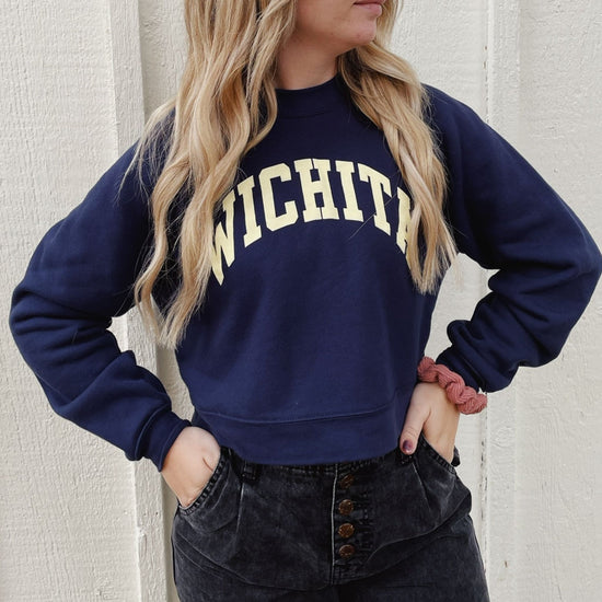 Wichita Arch Cropped Sweatshirt