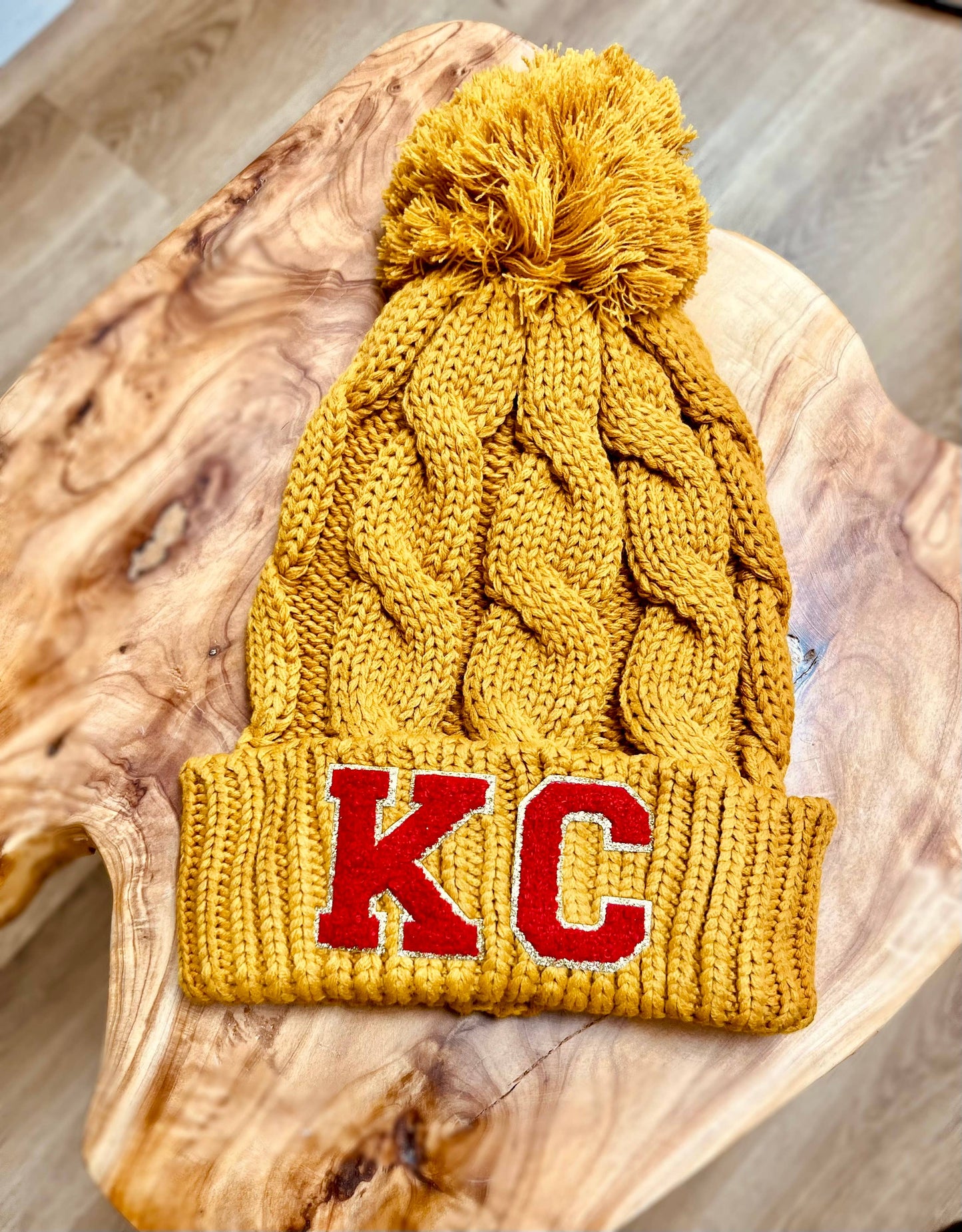 Load image into Gallery viewer, KC Patch Beanie
