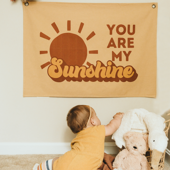 Load image into Gallery viewer, Sunshine Canvas Banner
