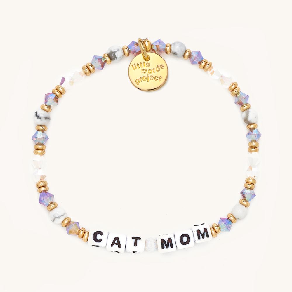 Cat Mom Little Word Bracelet