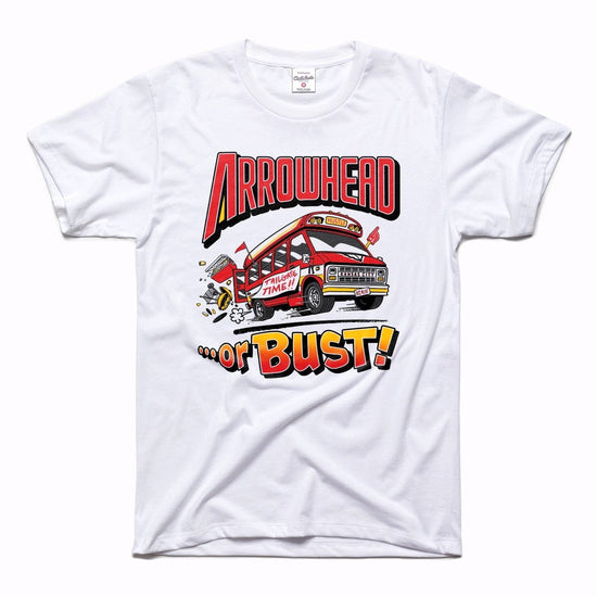 Load image into Gallery viewer, Arrowhead or Bust Chiefs Tee
