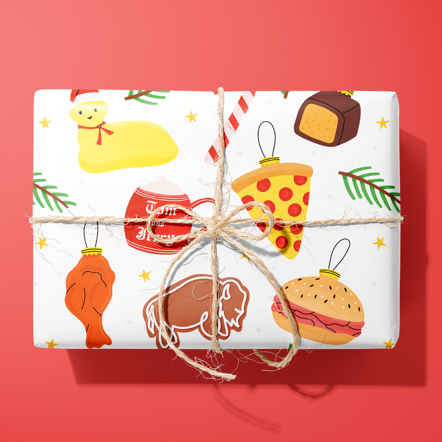 Seasons Eating Gift Wrap - Roll