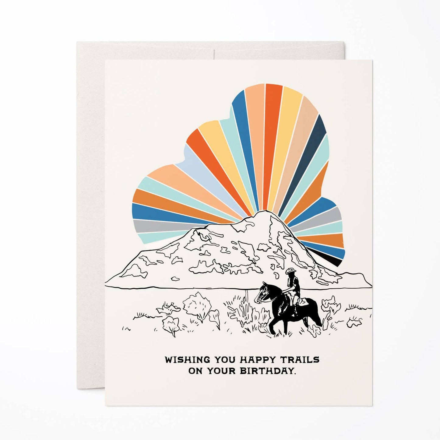 Load image into Gallery viewer, Cosmic Cowboy Birthday Greeting Card
