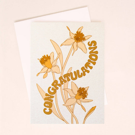 Load image into Gallery viewer, Congratulations Daffodils Card
