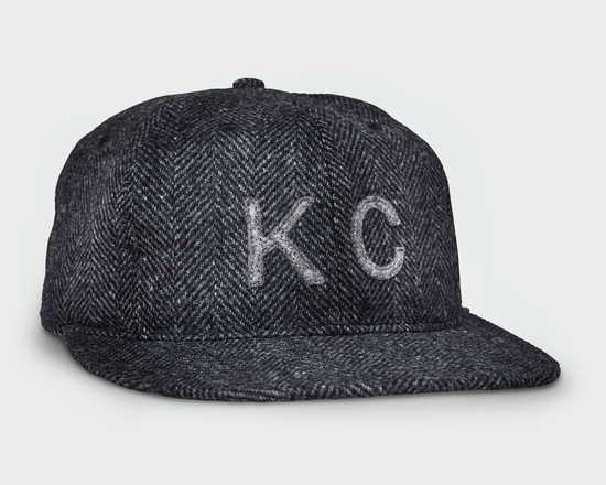 KC Graphite Vintage Flatbill Hat KC