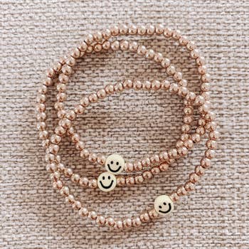 Yellow Smiley Bracelet