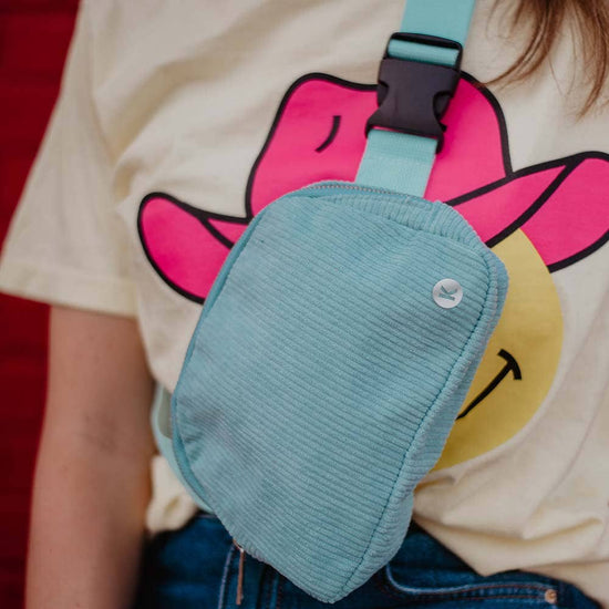 Corduroy Belt Bag Fanny Pack