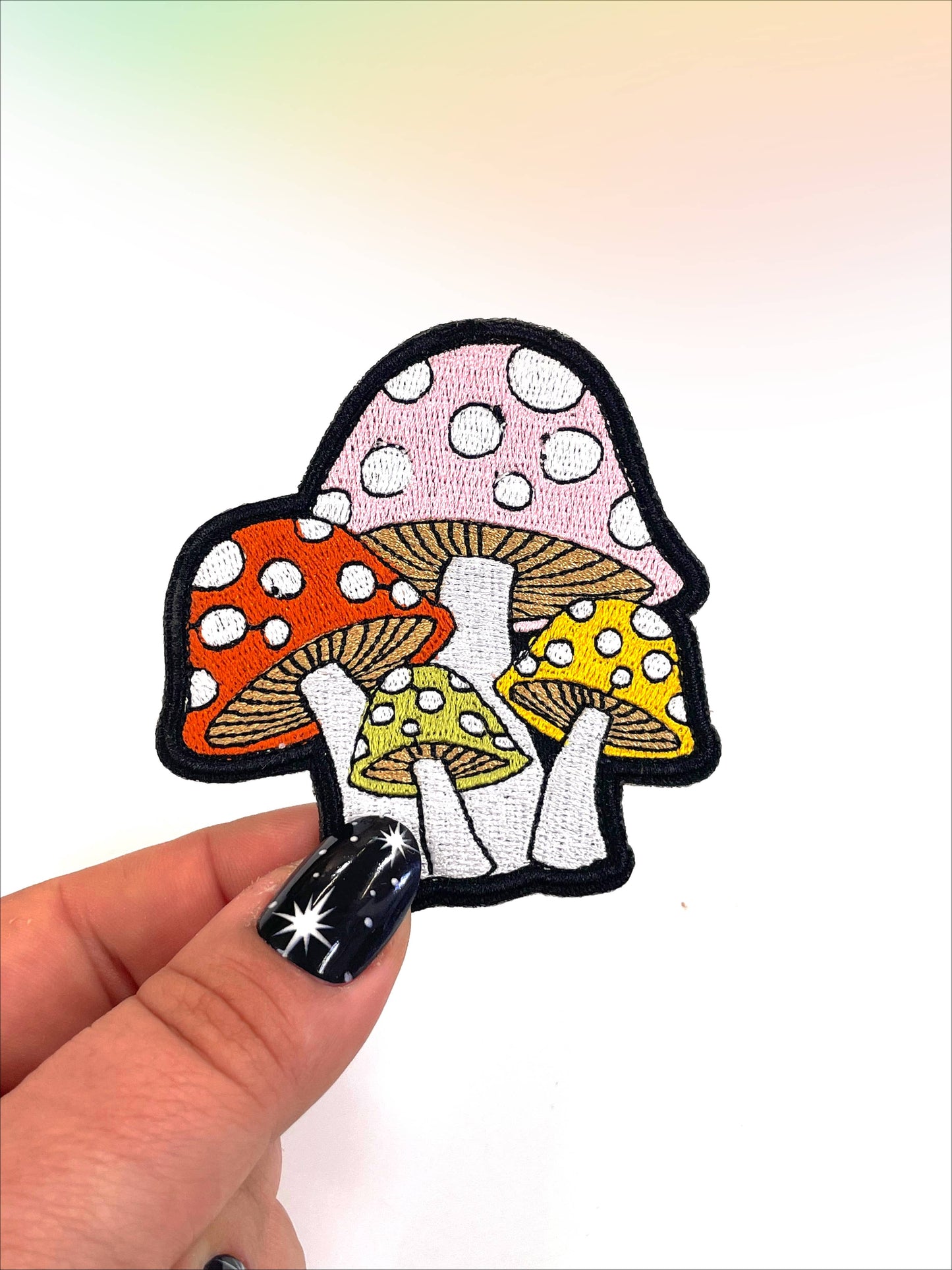 Mushroom Iron-On Embroidered Patch