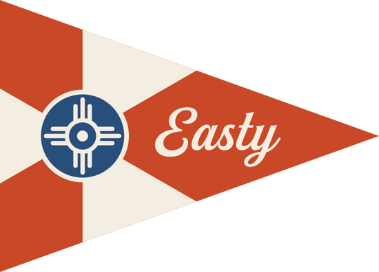 Easty Flag Sticker