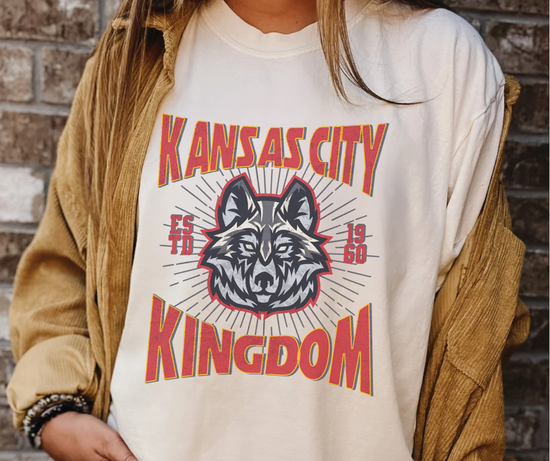 Kansas City Kingdom Wolf Graphic Tee