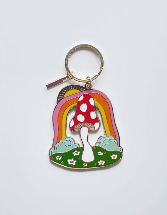 Load image into Gallery viewer, Magic Mushroom Keychain
