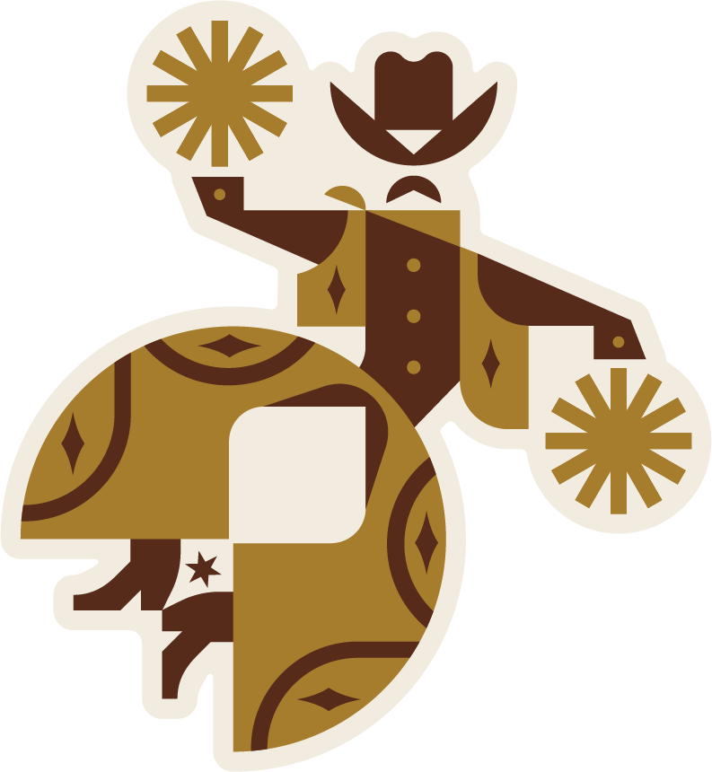 Cowboy Sticker