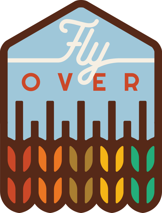 Flyover State Sticker