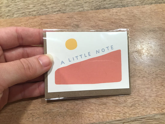 A Little Note - Tiny Card