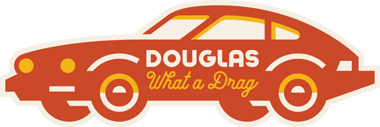 Douglas Avenue Car Sticker