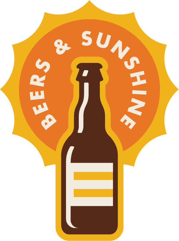 Beers and Sunshine Sticker