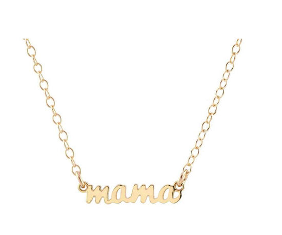 Mama Charm Necklace 18K Vermeil