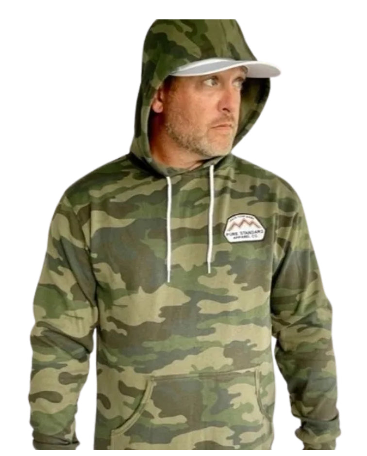 Load image into Gallery viewer, Pure Mountain Camo Hoodie
