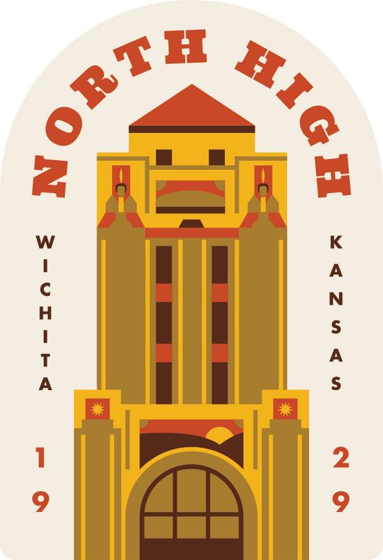 North High Sticker