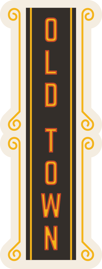 Longtown Sign Old Town Sign Sticker – Clifton Collective