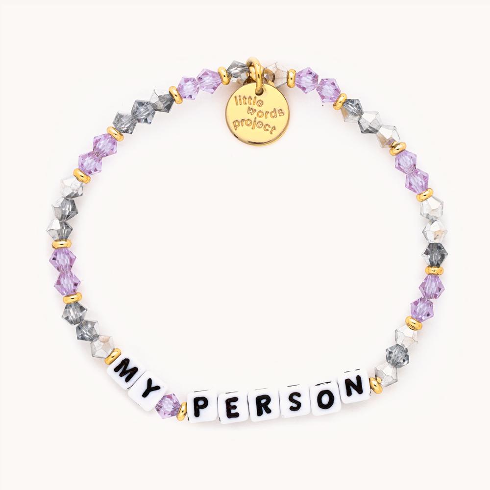 Load image into Gallery viewer, My Person Little Words Bracelet

